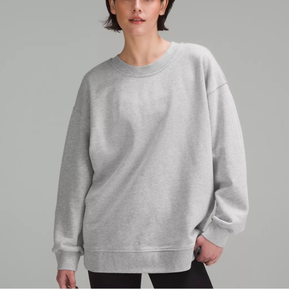 Lululemon Perfectly Oversized Crew Grey
